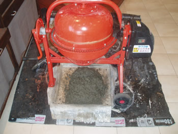 Casting of concrete samples