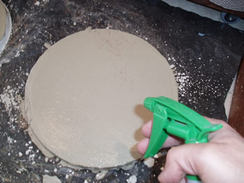 Adding finish to  concrete samples