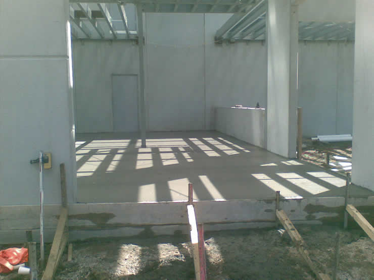Infill slab