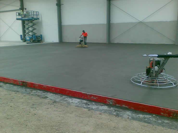 Power Trowell normal class concrete