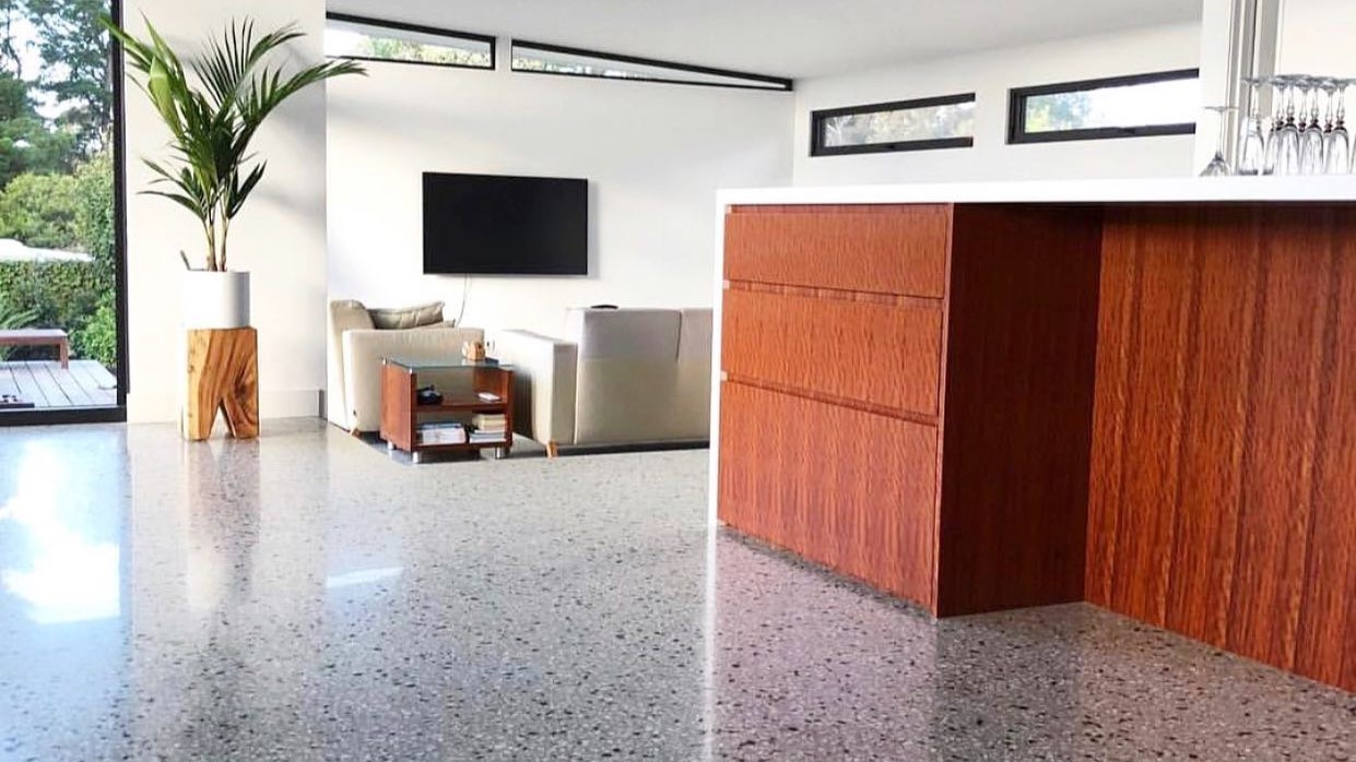 polished kitchen floor concrete